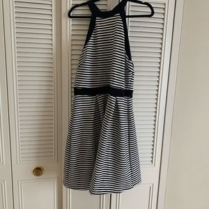 Racer back striped dress